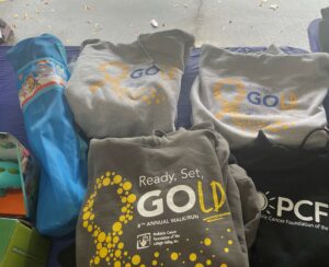 Miers Going “Back To School” Supporting PCFLV! blog - Ready, Set, Gold annual walk run merchandise